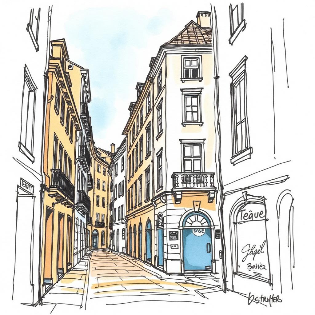 Travel sketch
